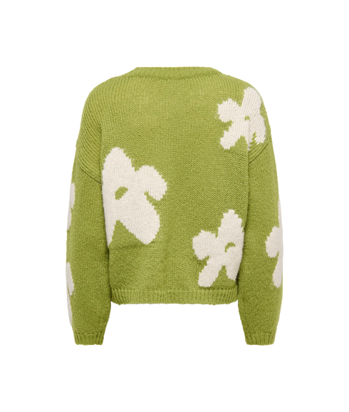 Bootle LS Flower O-Neck - Yellow