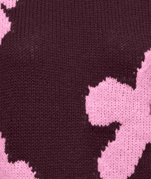Bootle LS Flower O-Neck - Purple
