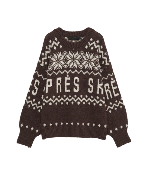 Moritz LS O-Neck Pullover - Brown