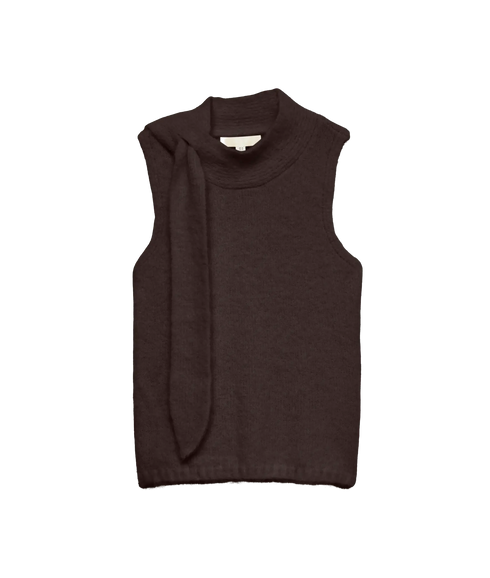 Venezia Tie Vest - Brown