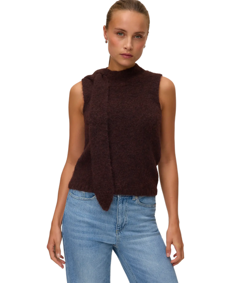 Venezia Tie Vest - Brown