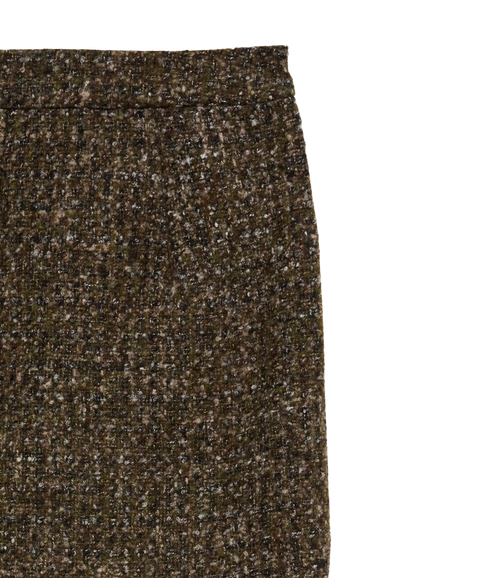 Shae Short Boucle Skirt - Brown