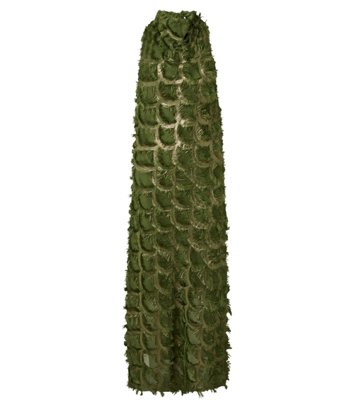 Pazilla Long Dress - Green