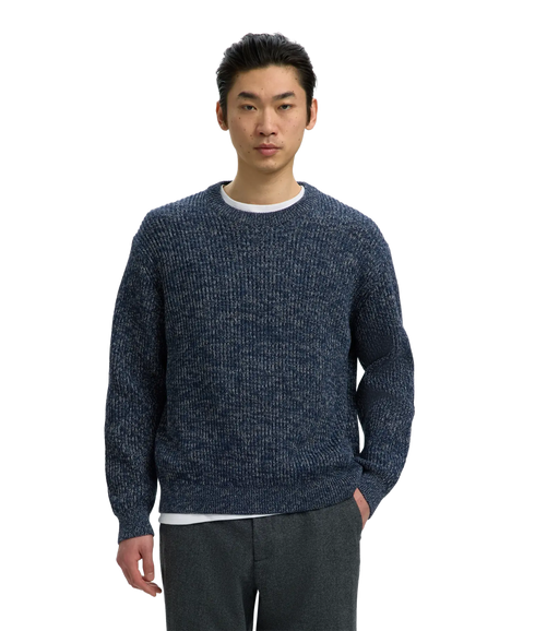 Tilum LS Knit Crew Neck - Blue