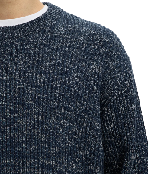 Tilum LS Knit Crew Neck - Blue