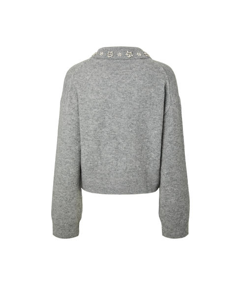 Edith LS Pearl Knit - Grey