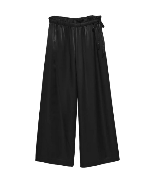 Charm Detail Pant - Black