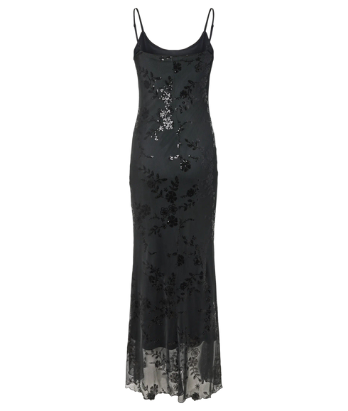 Evita Strap Maxi Dress - Brown
