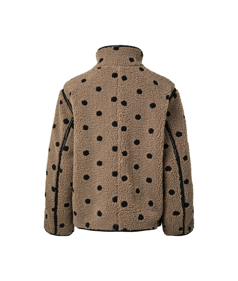 Eda Teddy Dot Jacket - Grey