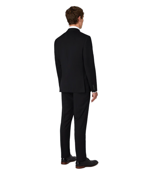 Palucci Tapered Fit Wool-Blend Jacket - Black