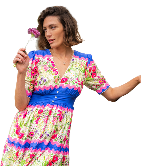 Jo Dress - Blue