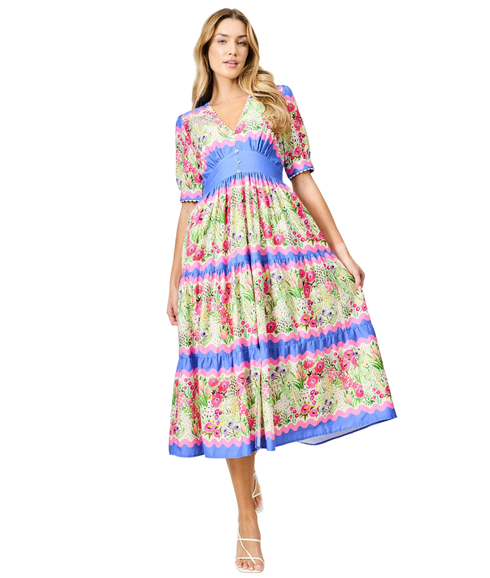 Jo Dress - Blue