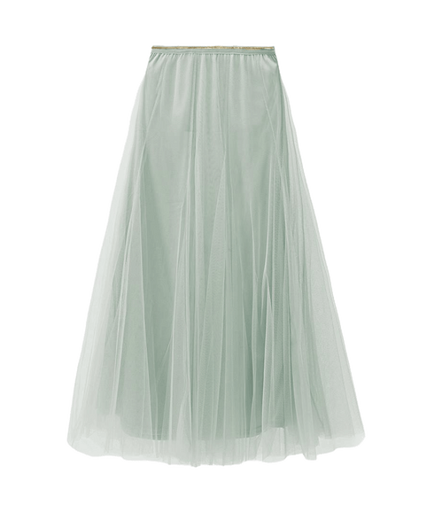 Tulle Layer Skirt - Green