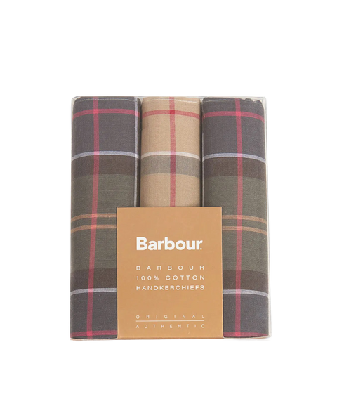Handkerchief Pack - Barbour Tartan Asst 1