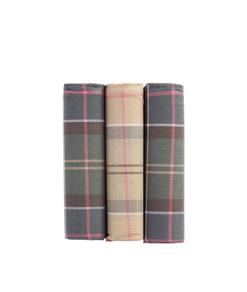 Handkerchief Pack - Barbour Tartan Asst 1