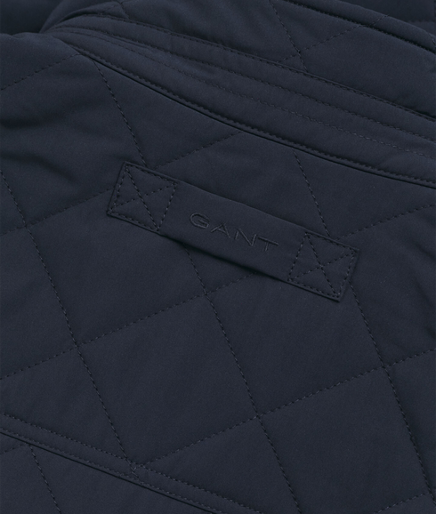 Quilted Windcheater Vest - Evening Blue