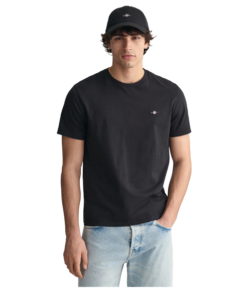 Regular Fit Shield T-Shirt - Black
