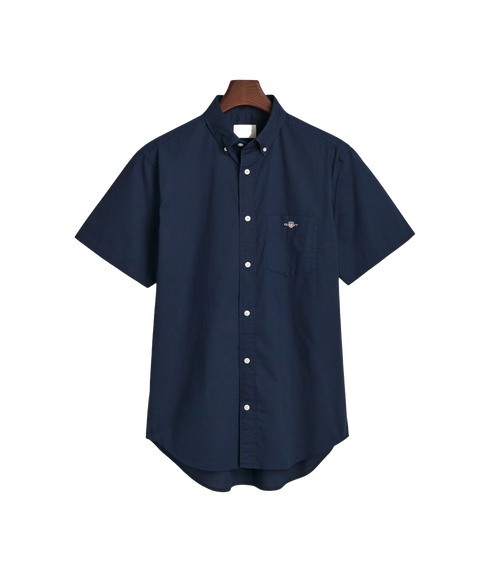 Classic Poplin Short Sleeve Shirt - Marine