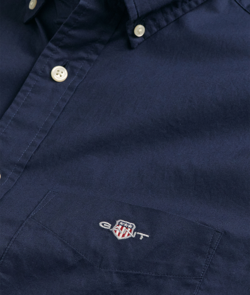 Classic Poplin Short Sleeve Shirt - Marine