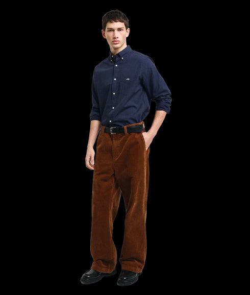 Regular Fit Micro Print Shirt - Blue