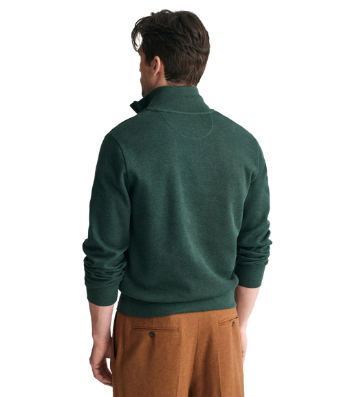 Sacker Rib Half-Zip Sweatshirt - Green