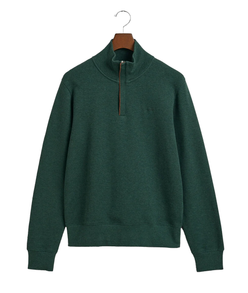 Sacker Rib Half-Zip Sweatshirt - Green
