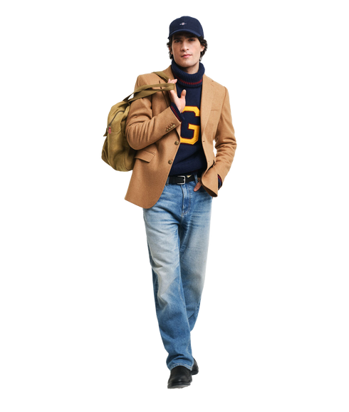 Seasonal G Turtleneck Sweater - Navy