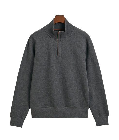 Sacker Rib Half-Zip Sweatshirt - Grey