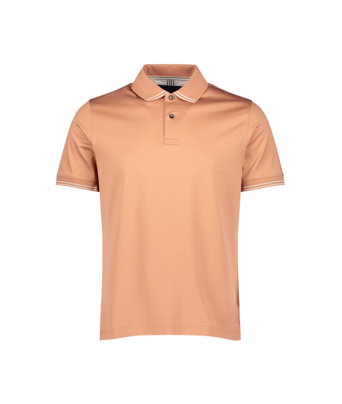 Clare Tipped Polo - Orange