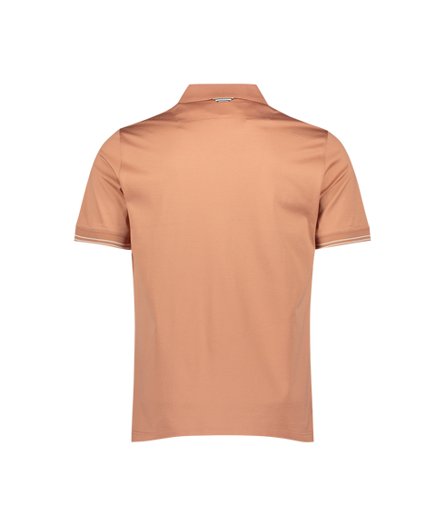 Clare Tipped Polo - Orange