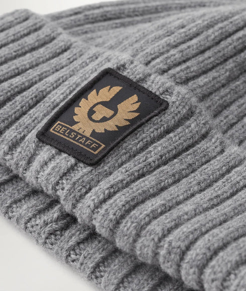 Watch Beanie Hat Pale Grey Melange