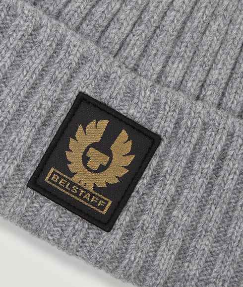 Watch Beanie Hat Pale Grey Melange