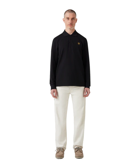 Belstaff Long Sleeved Polo - Black