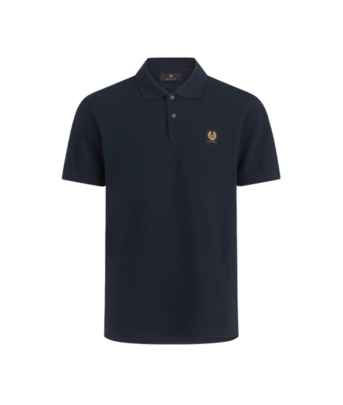 Pique Polo Shirt - Navy