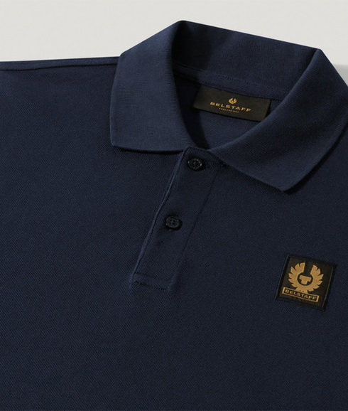 Pique Polo Shirt - Navy