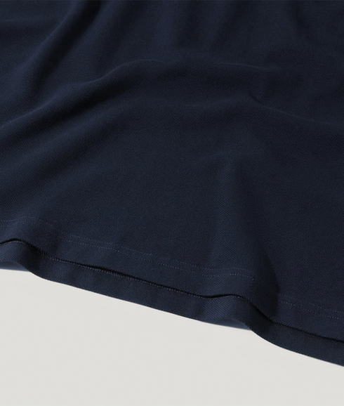 Pique Polo Shirt - Navy