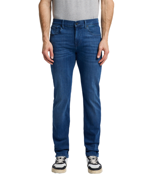 Slimmy Luxe Performance Jeans - Mid Blue