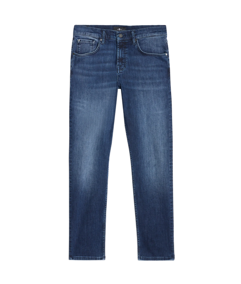 Slimmy Tapered Luxe Performance Jeans - Dark Blue