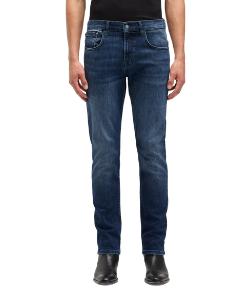 Slimmy Tapered Luxe Performance Jeans - Dark Blue