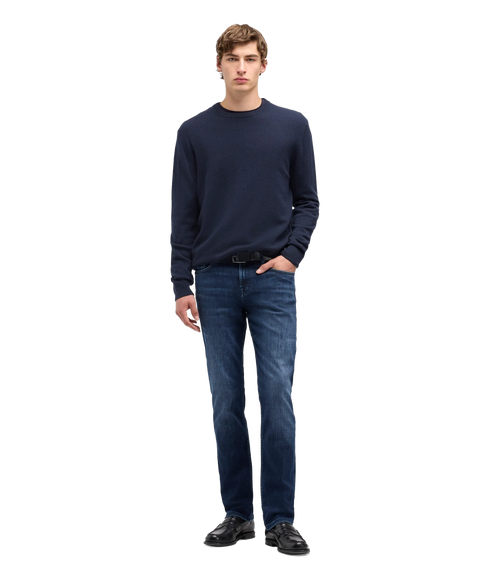 Slimmy Luxe Performance Jeans - Dark Blue