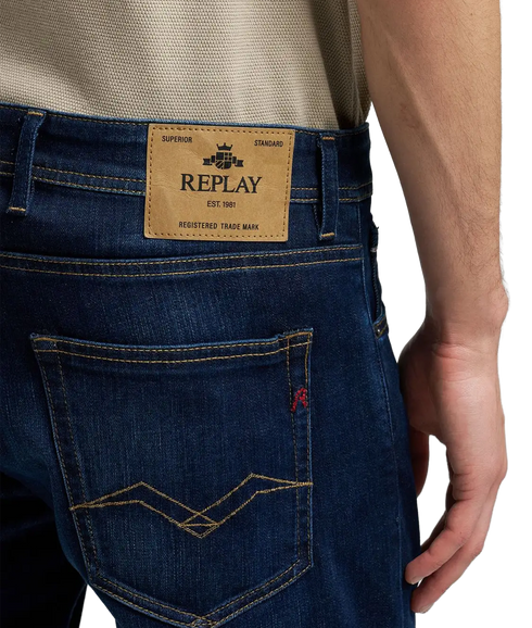 Grover Straight-Fit Jeans - Dark Blue