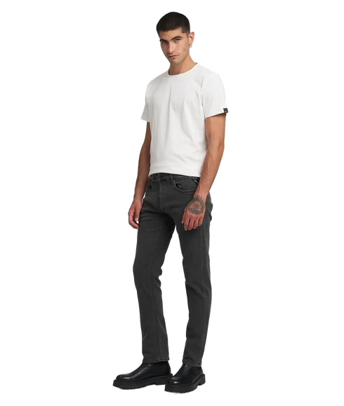Grover Straight-Fit Jeans - Dark Grey