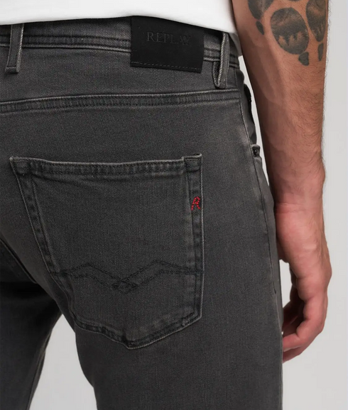 Grover Straight-Fit Jeans - Dark Grey
