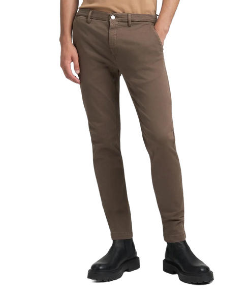 Zeumar Slim-Fit Chino Jeans - Brown