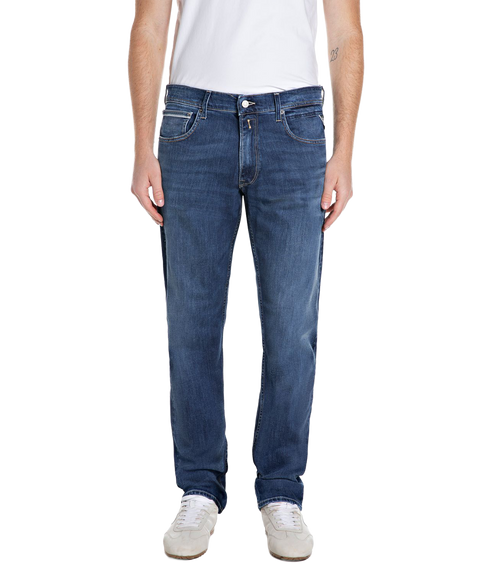 Grover Straight Fit Jeans - Medium Blue