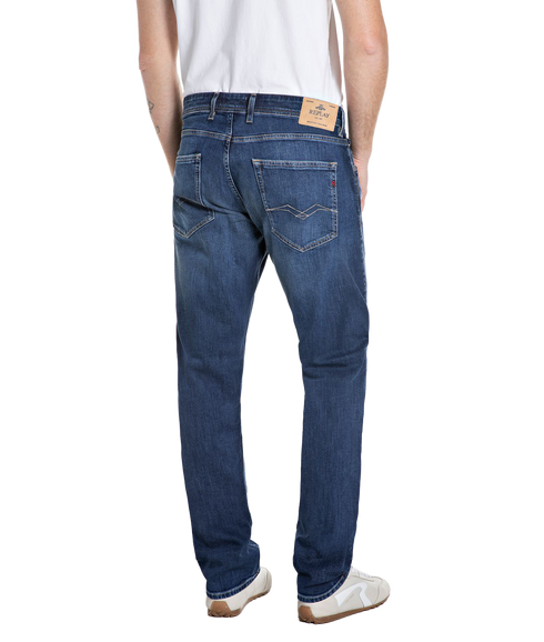 Grover Straight Fit Jeans - Medium Blue