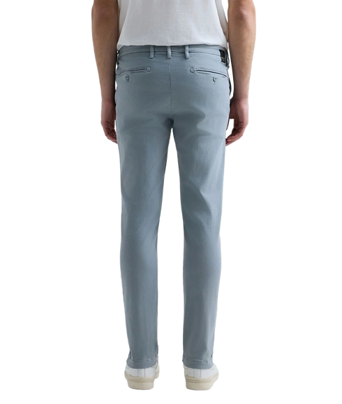 Zeumar Slim Fit Trousers - Pewter Blue
