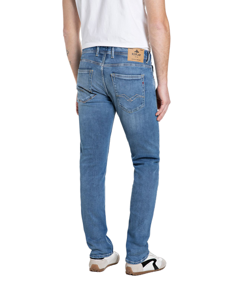 Grover Straight Fit Jeans - Medium Blue
