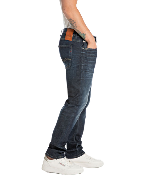 Straight Fit Jeans - Navy