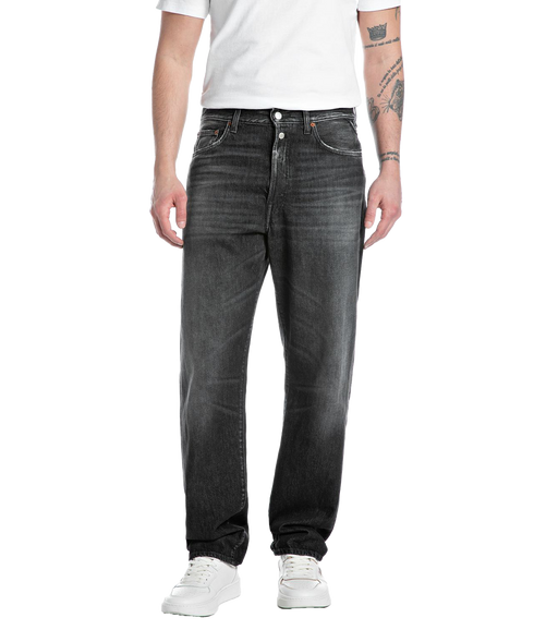 Straight Fit Jeans - Black